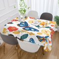 thumbnail image 5 of BZSMCE Square Tablecloth Colorful Butterfly Pattern Pattern Tableclothes, 5 of 9