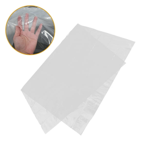 Raindrops Clear PVC Plastic Chair Cover Water Resistant Furniture Protector for Dining Room and Office Chairs