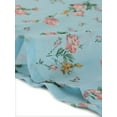 thumbnail image 5 of DARING DIVA Spaghetti Strap Summer Floral Print Midi Dress M Light Blue, 5 of 6