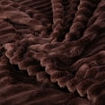 thumbnail image 6 of Flxxie Ultra Soft Fluffy Flannel Fuzzy Toddler Blanket, Baby Plush Blanket Unisex, 30" x 40", Brown, 6 of 6