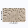 thumbnail image 3 of Byujiro Faux‑Plush Bath Mat, Wear‑Resistant Stain‑Resistant Easy‑to‑Maintain Indoor Floor Rug, Soft Skin‑Friendly Non‑Slip Household Mat, Suitable for Bathroom, Shower Exit, Living Room, 3 of 7