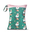thumbnail image 1 of Pañales Impermeable Para Bebé, Bolsa De Pañales Reutilizable Con Doble Cremallera, Bolsa Húmeda, Bolsa Organizadora De Pañales, Bolsa Cambiadora Para Bebé seitruly HA042253-06, 1 of 6