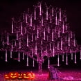 thumbnail image 3 of Cadena de luces Adecorty Meteor Shower, 8 tubos, 30 cm, color morado, 3 of 8