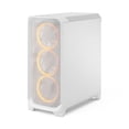 thumbnail image 3 of Fractal Design Meshify 3 RGB Clear Tint Tempered Glass E-ATX Mid-Tower Computer Case, White, 3 of 9
