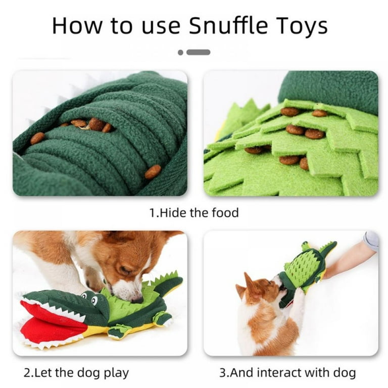 Crocodile Snuffle Interactive Nosework Dog Toy