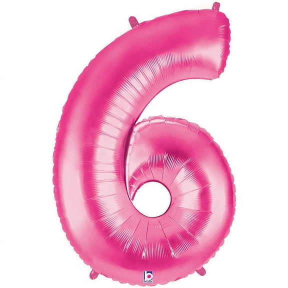 Pink Foil 40 inch Number Balloon