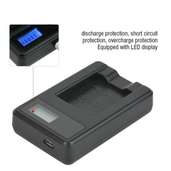 Portable Battery , Black Li-40B Camera Battery Single Plastic Material Light Weight LCD Screen Display For Li-40B Battery For NP-45 Battery