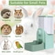 thumbnail image 5 of Comedero y dispensador de agua automático para mascotas de pared, apto para hámsteres, conejos, perros pequeños y gatitos. Dispensador de comida para perros y bebedero para gatos. Comedero de plástico, 5 of 6