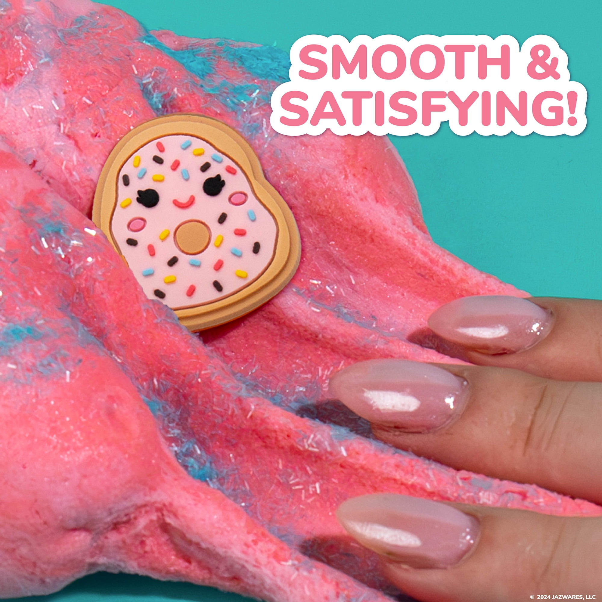 Original Squishmallows Dabria The Donut Premium Cloud Slime, Donut-Scented