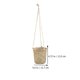 thumbnail image 5 of Florero de mimbre tejido a mano con cesta de flores de paja tejida a mano, 5 of 6