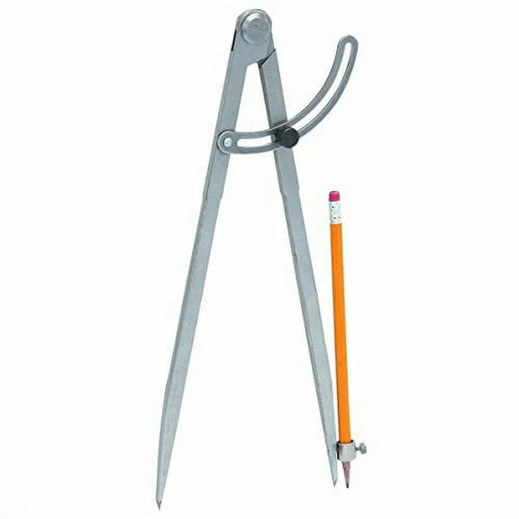 Large 12 Inch Marking Wing Divider Pencil Compass Circle Maker Scriber