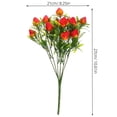 thumbnail image 2 of Artificial Strawberry Decorative Bouquet - Fake Plant for Home, Wedding & Event Decor, Realistic PVC Flowers, Versatile Indoor & Outdoor Arrangement, 2 of 5