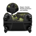 thumbnail image 4 of Daiia Light Green Excavator Luggage Cover, Thickened Washable Travel Luggage Covers, Elastic Unique Baggage Covers for 18-20 inch Luggage-Large, 4 of 9
