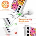thumbnail image 2 of Magic Flower Face Case for Samsung Galaxy S22 Plus,Aesthetic Art Design Pattern Soft TPU Bumper Case Cover, 2 of 5