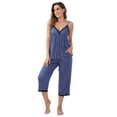 thumbnail image 3 of Beautyin Vêtements de Nuit pour Femmes Pyjama Sans Manches 2 Pièces, 3 of 7