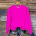 thumbnail image 4 of Bnwani Toddler Sweatshirt Long Sleeve Sports Sweatshirt Cute Plain Pullover, 4 of 7