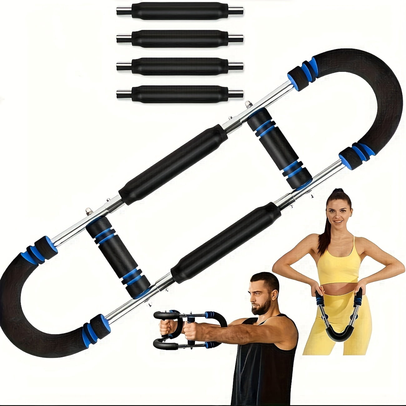 Arm Trainer、Chest workout Strengthen Chest and Arm Muscles Men's Fitness Trainer Detachable Portable Spring Resistance Home Fitness Equipment
