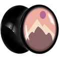 thumbnail image 2 of Body Candy 00 Gauge Mountain Sunrise Acrylic Saddle Plug Set, 2 of 4
