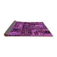 thumbnail image 2 of Ahgly Company Indoor Rectangle Patchwork Purple Transitional Area Rugs, 5' x 8', 2 of 4
