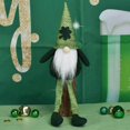 thumbnail image 5 of Patricks Day Decor Handmade Patricks Day Gnome Plush Tomtes with Clovers Long Leg Irish Festival Faceless Doll Decor, 5 of 5