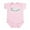 Petal Pink, variant on - Devil Inside Infant Creeper - Baby Light Bodysuit, Size Newborn - 24 Months