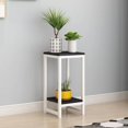 thumbnail image 3 of Estante de hierro nórdico para flores, soporte dorado para jardín, sala de estar, patio interior, estante de decoración de bonsái, estante de piso de rábano verde de varios niveles, 3 of 5