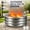 2.67x2.67x1FT, variant on Large Round Galvanized Steel Fire Pit Ring, Heavy Duty Outdoor Backyard Bonfire Camping Fire Pit 2.67x2.67x1.5 FT