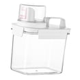thumbnail image 3 of Contenedor de detergente para ropa, dispensador de suavizante, transparente, hermético, portátil, resistente, caja de almacenamiento para inodoro 1100 ml, 3 of 9