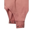 thumbnail image 5 of A2Y Women's Fashion Basic Premium Cotton Racerback Tank Body Suit Dusty Rose M, 5 of 5