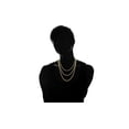 thumbnail image 2 of Peermont 18k Gold Plated Flat Mariner 4.5MM Chain Necklace- 22", 2 of 6