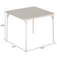 thumbnail image 3 of Folding Card Table, Portable Card Tables with Upholstered PU Leather Tabletop, Foldable Activity Table for Picnic, Learning and Playing, Space-Saving, No Assembly Required, 3 of 5