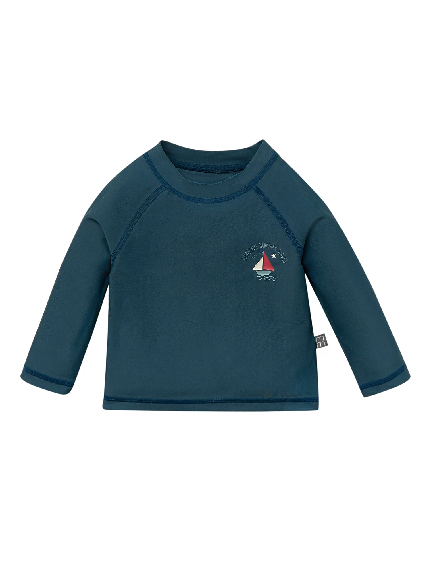 Modern Moments by Gerber Toddler Boy Long Sleeve Rashguard and Short Set, 2-Piece, Sizes 0/3M - 5T
