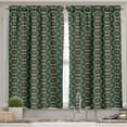 thumbnail image 2 of Ambesonne Geometric Valance & Curtain, Mosaic Composition, 55"x30", Multicolor, 2 of 6