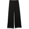 thumbnail image 4 of Alex Evenings Womens Wide Leg Mesh Dress PantPetite Regular Plus Sizes X-Large Black, 4 of 6