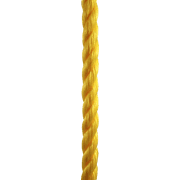 Rope King TP-38600Y, Twisted Poly Rope 3/8 x 600', Yellow, 1 Each
