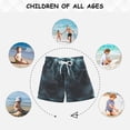 thumbnail image 6 of FORMRS Boys Swim Trunks Quick Dry Mesh Liner Boardshorts Sizes XS-XL, Lightning Pattern, 6 of 7