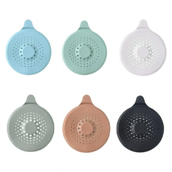 Sink Anti-Clogging Silicone Floor Drain Cover Bathroom Hair Filter Sewer Outlet