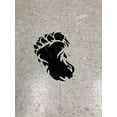thumbnail image 2 of Sasquatch Bigfoot Footprints Stickers - 9 inch (23 cm) Decals Pack of 8 (4 pairs) for Parties, Events, Floors, Retail, Windows, Snowboards, Helmets. Made in The USA by Ifloortape. PNW Inspired. Black, 2 of 6