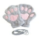 thumbnail image 1 of Guantes sin dedos cálidos Yinane para mujer gris para festivales y fiestas, 1 of 8
