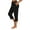 Black, variant on Sarin Mathews Womens Joggers Drawstring Sweatpants with Pockets Plus Size