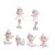 thumbnail image 5 of Figuras de ángeles,Figuras en miniatura de niña de ballet,juguetes,figuras de niña,Figuras de niña Muñecas de juguete Adornos para tartas,Decoración de tarta de bailarina de ballet para, 5 of 9