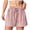 Hot Pink #06, variant on Elastic Waist Summer Shorts for Women 2026 Trendy Striped Cute Pajama Bottoms Y2K Beach Vacation Shorts with Pockets 2XL