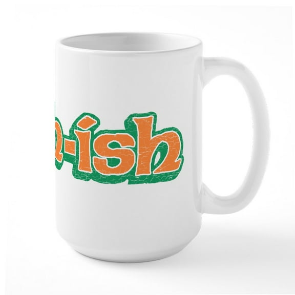 CafePress - Irish Yoga - 15 oz Ceramic Large White Novelty Mug