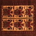 thumbnail image 1 of Ahgly Company Indoor Square Persian Orange Traditional Area Rugs, 3' Square, 1 of 1