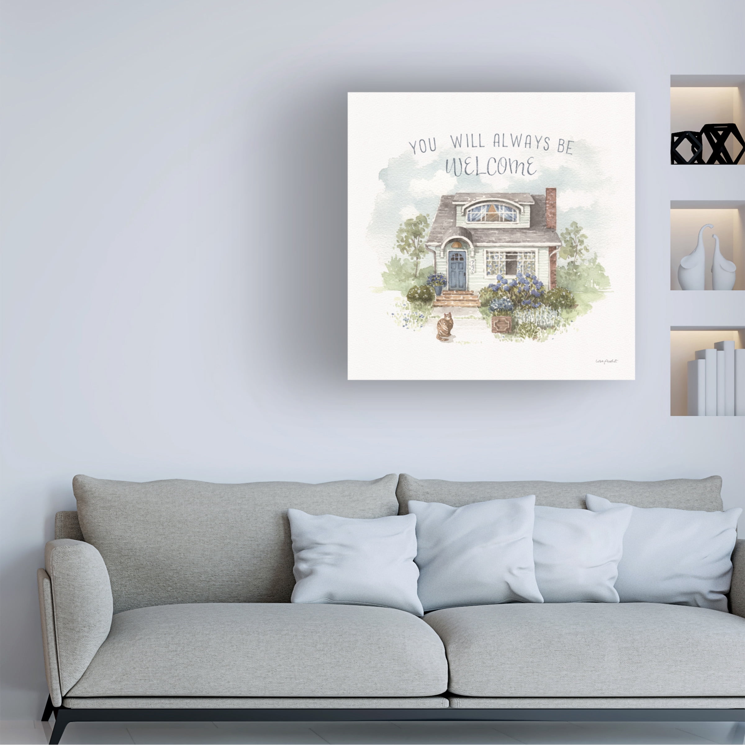 Lisa Audit 'Bohemian Blue 07' Canvas Art