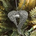 thumbnail image 2 of putnchl Angel Memorial Ornament Christmas Ornaments Memorial Ornaments For Loss Of Loved One Personalize A Piece Of My Heart, 2 of 3