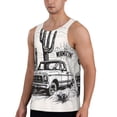 thumbnail image 2 of Haiem Vintage Cactus Pickup Men Workout Tank Top Gym Bodybuilding Sleeveless Muscle T Shirts Athletic Tank Breathable Workout Shirt-XX-Large, 2 of 8