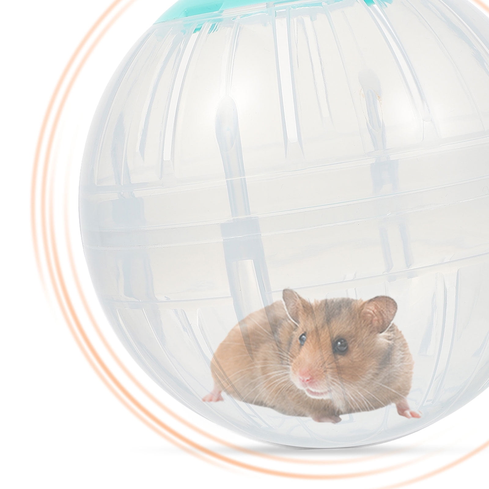 OFFIGAM 2Pcs Blue Hamster Exercise Balls Portable Running Wheels for Small Pet Entertainment