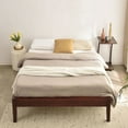 thumbnail image 5 of Stella Solid Pine Wood Full Platform Bed Frame - Mahogany, 5 of 7