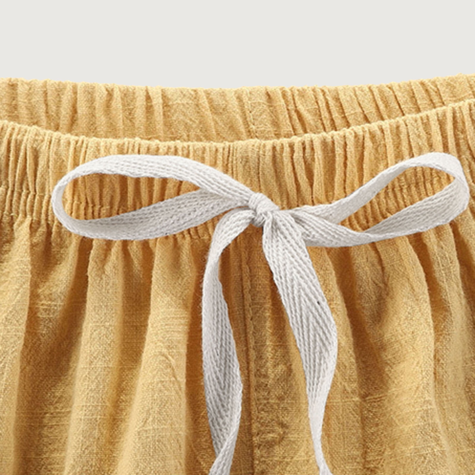 ZACPNCV 4PC Girls Bermuda Shorts Knee Length Summer Casual